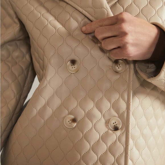 Anthropologie Greylin Vegan Leather Jacket Size Large - Picture 4 of 4